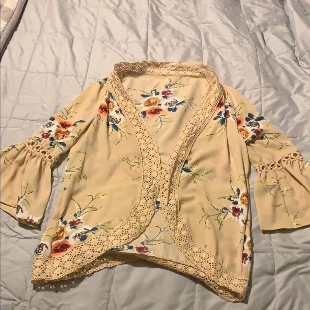 Floral cardigan